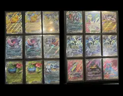 240 Rare Pokemon cards + Zip Ringless Binder SV-SWSH Full Arts, V, VMAX, EX NM-M - Image 3