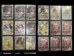 240 Rare Pokemon cards + Zip Ringless Binder SV-SWSH Full Arts, V, VMAX, EX NM-M - Image 5