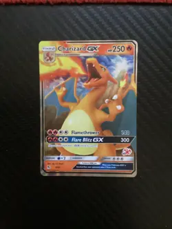 CHARIZARD GX 9/68 60 Stamp Battle Academy Hidden Fates Pokemon Card Near Mint - Image 1