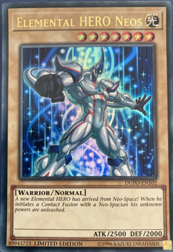 Elemental HERO Neos - DUPO-EN102 - Ultra Rare Limited Edition - YUGIOH TCG Card - Image 1