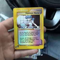 Pokemon Card Pokemon Nurse Holo Foil Reverse 145/165 Expedition EXC - HP - Image 1