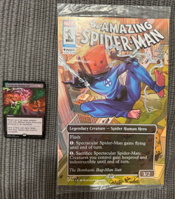 Behold The Sinister Six! PAX West Promo Card Foil w Variant Comic MTG Spiderman - Image 1