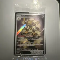 Pokemon TCG Alakazam MEP 009 2025 Mega Evolution ETB Black Star Promo Card Seale - Image 1