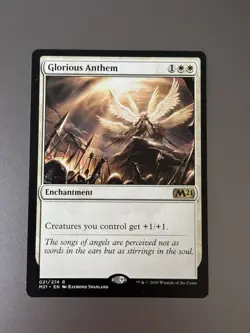Glorious Anthem Core Set 2021 Mtg Magic The Gathering - Image 1