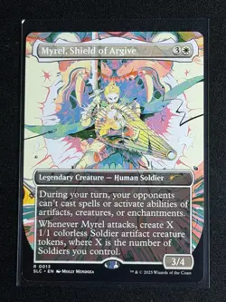 MTG Secret Lair Encyclopedia of Magic the Gathering Myrel Shield of Argive RARE - Image 1