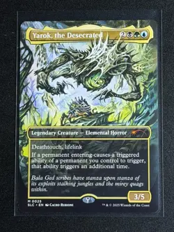 MTG Secret Lair Encyclopedia of Magic the Gathering Yarok the Desecrated RARE - Image 1