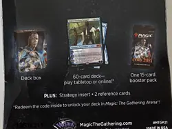 MTG Teferi *Sealed* Planeswalker Deck + 1 Pack Magic 2021 (M21) Combine Shipping - Image 5
