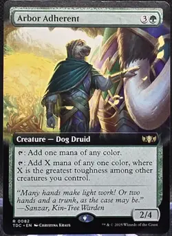 Arbor Adherent #82 Commander: Tarkir: Dragonstorm Regular Rare - Image 1