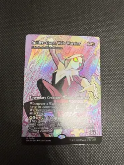 MTG Marvel Spider-Man #0024 Spider-Gwen Web-Warrior Foil Borderless - Image 1