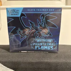 Pokemon TCG: Mega Evolution Phantasmal Flames Elite Trainer Box - ETB - Image 1