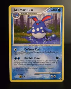 Pokemon TCG - AZUMARILL - 18/130 - RARE - DIAMOND & PEARL (BASE SET) 2007 - HP - Image 1