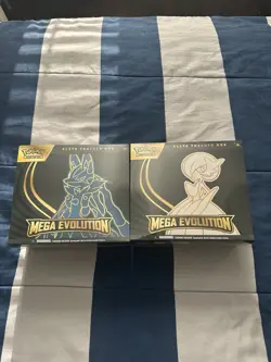 Pokemon TCG: Mega Evolution Elite Trainer Box ETB Lucario & Gardevoir Set Of 2 - Image 1