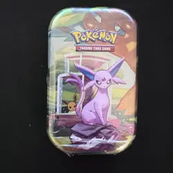 Prismatic Evolutions Mini Tin - Espeon Art - Sealed Brand New - Pokemon TCG - Image 1