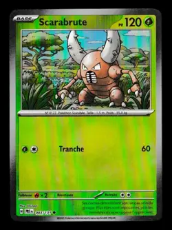 SCARABRUTE REVERSE MASTERBALL 3/131 EV8.5 EVOLUTIONS PRISMATIQUES POKEMON FR - Image 1