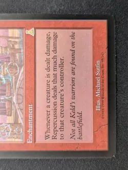 Repercussion - Urza's Destiny - NM - MTG - Magic the Gathering - Red - Enchant - Image 2
