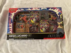 Pokemon TCG Mega Lucario ex Premium Figure Collection Box Factory Sealed In Hand - Image 1