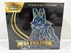 Pokemon TCG Mega Evolution Lucario Elite Trainer Box ETB And Booster Bundle - Image 2