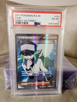 2011 POKEMON B&W NOBLE VICTORIES #101 FULL ART/N PSA 6 - Image 1
