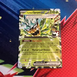 Teal Mask Ogerpon EX 025/167 TWM - Play! Pokemon Prize Pack 7 Stamped - Image 1