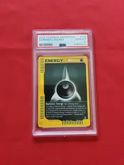 GEM MINT Pokemon: Darkness Energy #158/165 RARE Expedition - PSA 10 GEM MT - A52 - Image 1