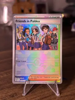 Friends in Paldea - Poke Ball Pattern 109/131 Prismatic Evolutions NM Pokemon - Image 1