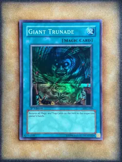 Yugioh Giant Trunade MRL-048 Super Rare 1st Ed MP - Image 1