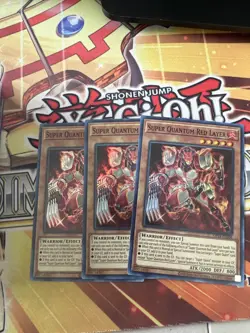 Super Quantum Red Layer (3x) OP14-EN006 - Super Rare - NM UNLIMITED Yugioh - Image 1