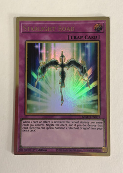 Yugioh TCG Premium Gold Rare Starlight Road MGED-EN053 Near Mint - Image 1