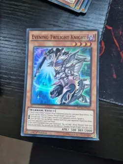 YUGIOH EVENING TWILIGHT KNIGHT 1ST ED SUPER RARE MP16-EN124 NEAR MINT - Image 1