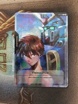 Gundam Card Game - Beta Set - FOIL Promo Resource Exclusive Beta Card - Image 1