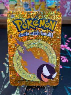 Gastly #092 - Vintage Vending Machine Prism Sticker 2000 - Pokemon Card - Image 1