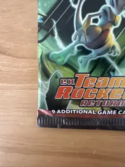 Pokemon EX Team Rocket Returns Trading Card Game Booster Pack - 9 Count Mewtwo 45496840327 - Image 2