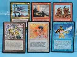 27 • MTG Magic the Gathering Cards Lot 1995 Vintage • White Black Border - Image 4