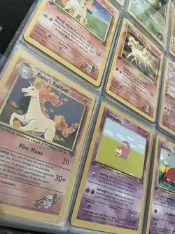 1st Edition Pokemon Card Lot-WOTC, Base Set, Jungle, Fossil, Gym, Team Rocket - Image 4