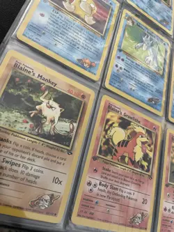 1st Edition Pokemon Card Lot-WOTC, Base Set, Jungle, Fossil, Gym, Team Rocket - Image 5