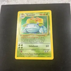 Pokemon TCG Venusaur Base Set Holo Unlimited Rare Card 15/102 - Image 2