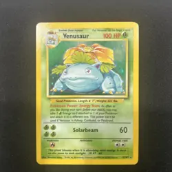 Pokemon TCG Venusaur Base Set Holo Unlimited Rare Card 15/102 - Image 5