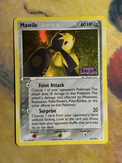 Mawile 23/110 Rare Reverse Holo Ex Holon Phantoms Stamped Pokemon Card MP HP - Image 2