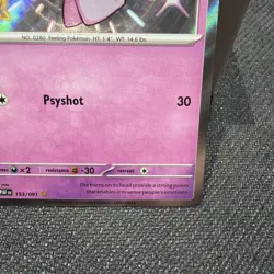 Pokemon TCG Ralts Scarlet & Violet Paldean Fates Holo Shiny Rare Card 153/091 - Image 4