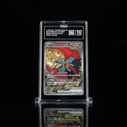 Roaring Moon ex SAR 218/187 Terastal Festival Pokemon Card Japanese TAG 10 Gem - Image 1