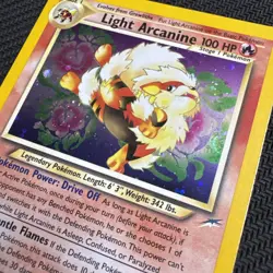 Pokemon TCG Light Arcanine Neo Destiny Holo Card 12/105 Unlimited Rare - Image 2