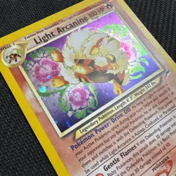 Pokemon TCG Light Arcanine Neo Destiny Holo Card 12/105 Unlimited Rare - Image 3