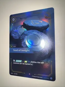 Seal of Insight OGN 120/298 Epic Riftbound League of Legends TCG Card Game CCG - Image 3
