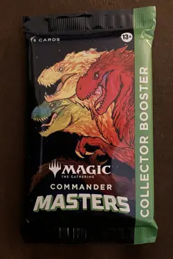 Magic: The Gathering Commander Masters Collector Booster Pack Factory Sealed 🦖 - Image 2