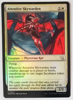 X 1 Attentive Skywarden NM MOM MTG 007 MTG Magic The Gathering - Image 1