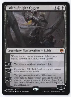 Lolth, Spider Queen M The List Reprints 112/281 NM - Image 1