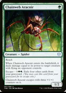 X 1 Chainweb Aracnir 167 NM Theros MTG Magic The Gathering - Image 1