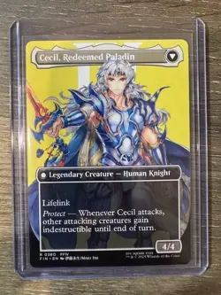 Magic The Gathering Final Fantasy Borderless Cecil, Dark Knight #0380 - Image 2