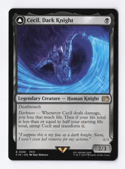Cecil, Dark Knight 0091 (R) MTG Final Fantasy (FIN) (EN) - Image 1