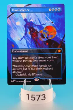 MTG Omniscience (Borderless) Foundations Regular #312 - Image 1